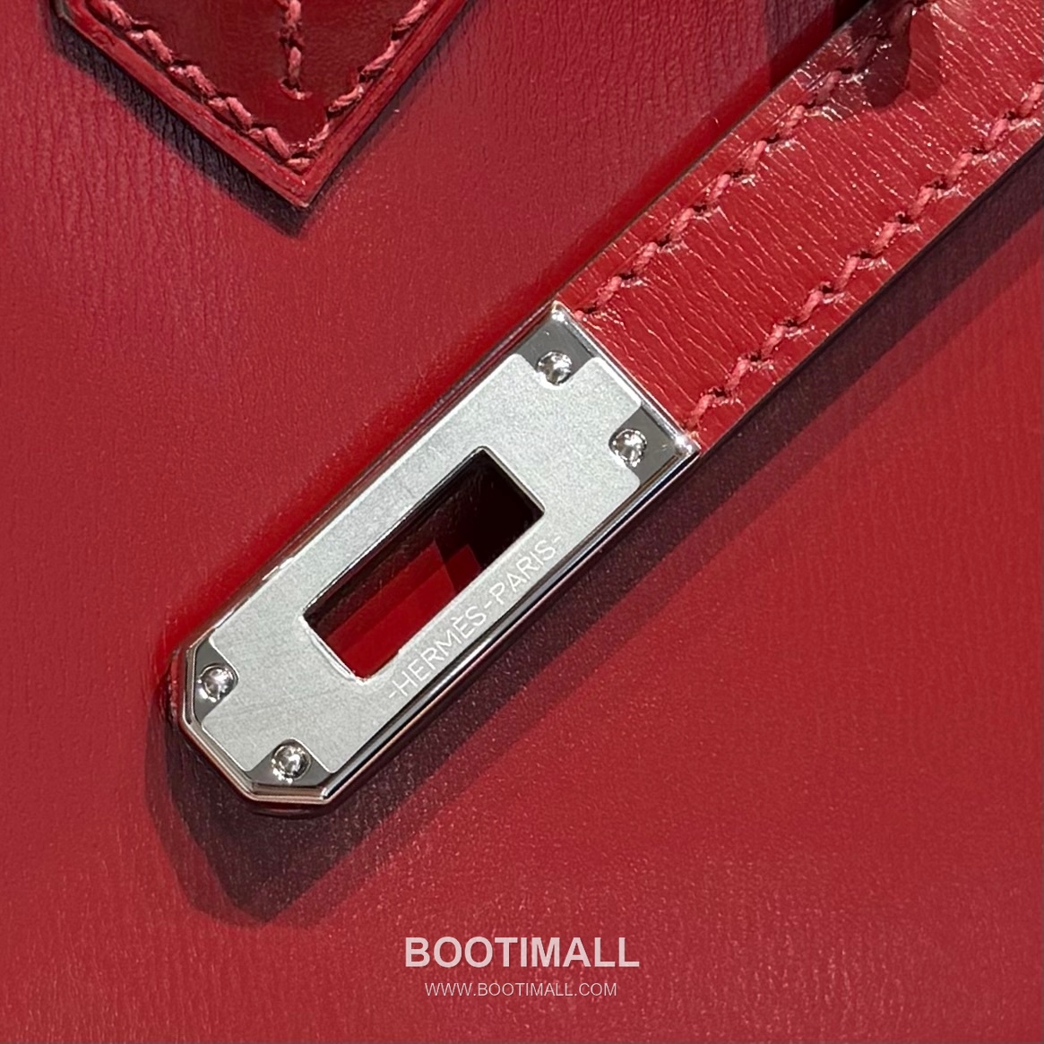 Hermes Birkin 25 Box Calf Red Top Handle Bag 에르메스 버킨 25 박스 카프 레드 탑핸들백 25cm 10