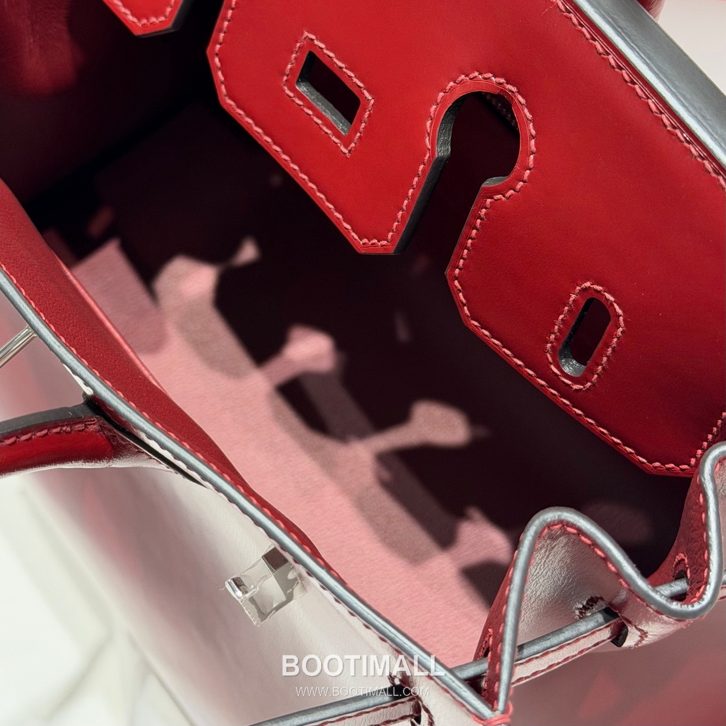 Hermes Birkin 25 Box Calf Red Top Handle Bag 에르메스 버킨 25 박스 카프 레드 탑핸들백 25cm 13