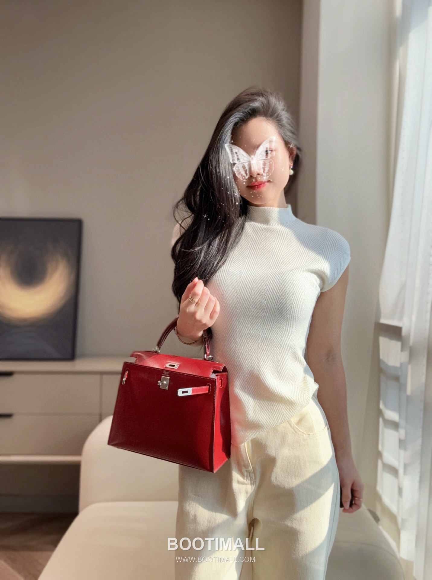 Hermes Kelly 25 Box Calf Red Top Handle Bag 에르메스 켈리 25 박스 카프 레드 탑핸들백 25cm 1