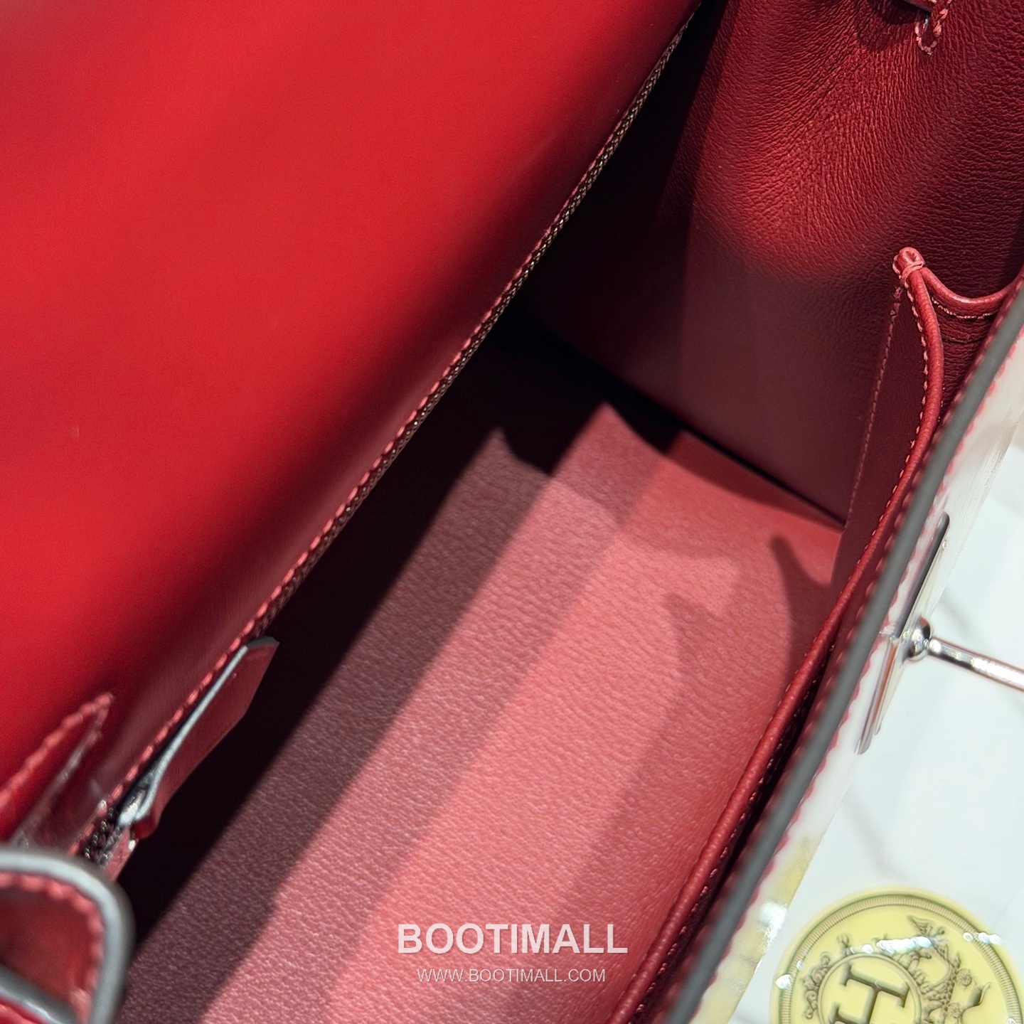 Hermes Kelly 25 Box Calf Red Top Handle Bag 에르메스 켈리 25 박스 카프 레드 탑핸들백 25cm 15