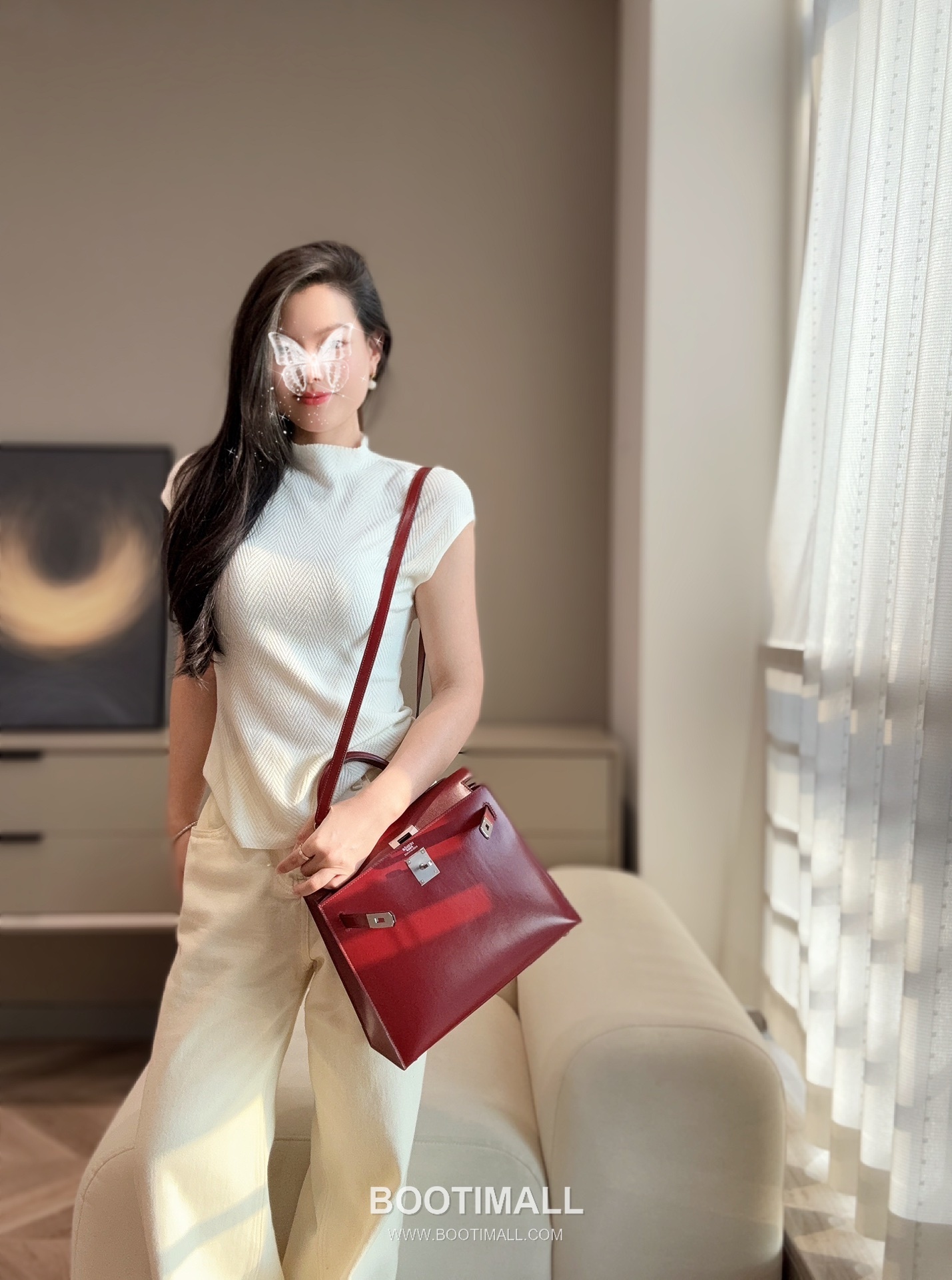 Hermes Kelly 28 Box Calf Red Top Handle Bag 에르메스 켈리 28 박스 카프 레드 탑핸들백 28cm 4