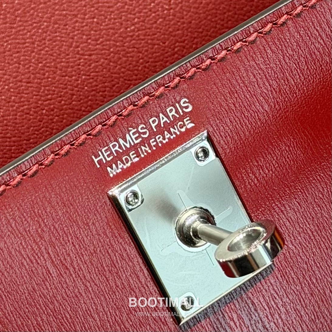Hermes Mini Kelly II 19 Box Calf Red Top Handle Bag 에르메스 미니 켈리 II 19 박스 카프 레드 탑핸들백 19cm 9