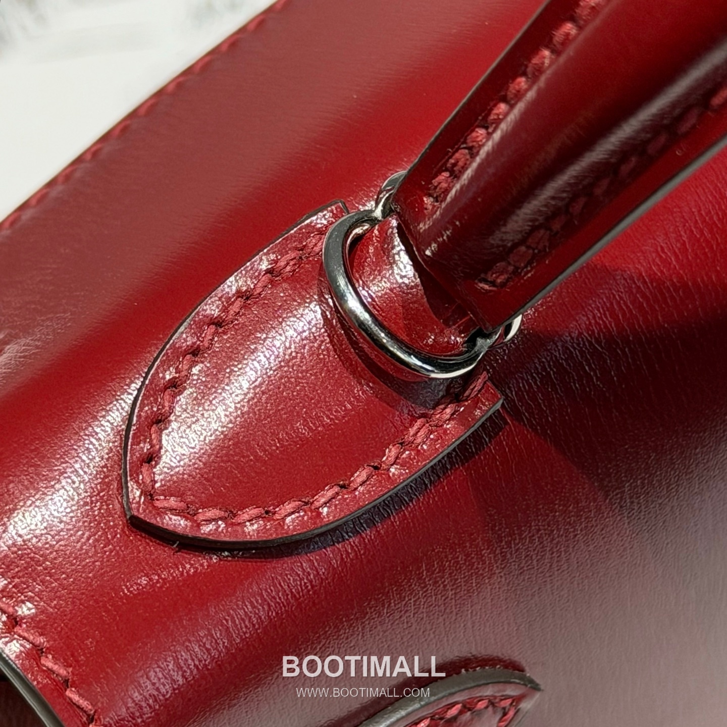 Hermes Mini Kelly II 19 Box Calf Red Top Handle Bag 에르메스 미니 켈리 II 19 박스 카프 레드 탑핸들백 19cm 10
