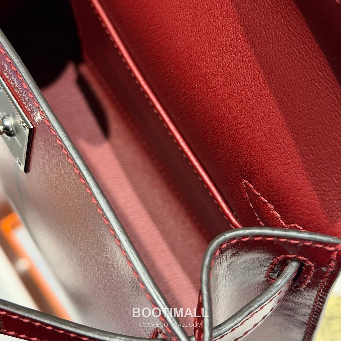 Hermes Mini Kelly II 19 Box Calf Red Top Handle Bag 에르메스 미니 켈리 II 19 박스 카프 레드 탑핸들백 19cm 15