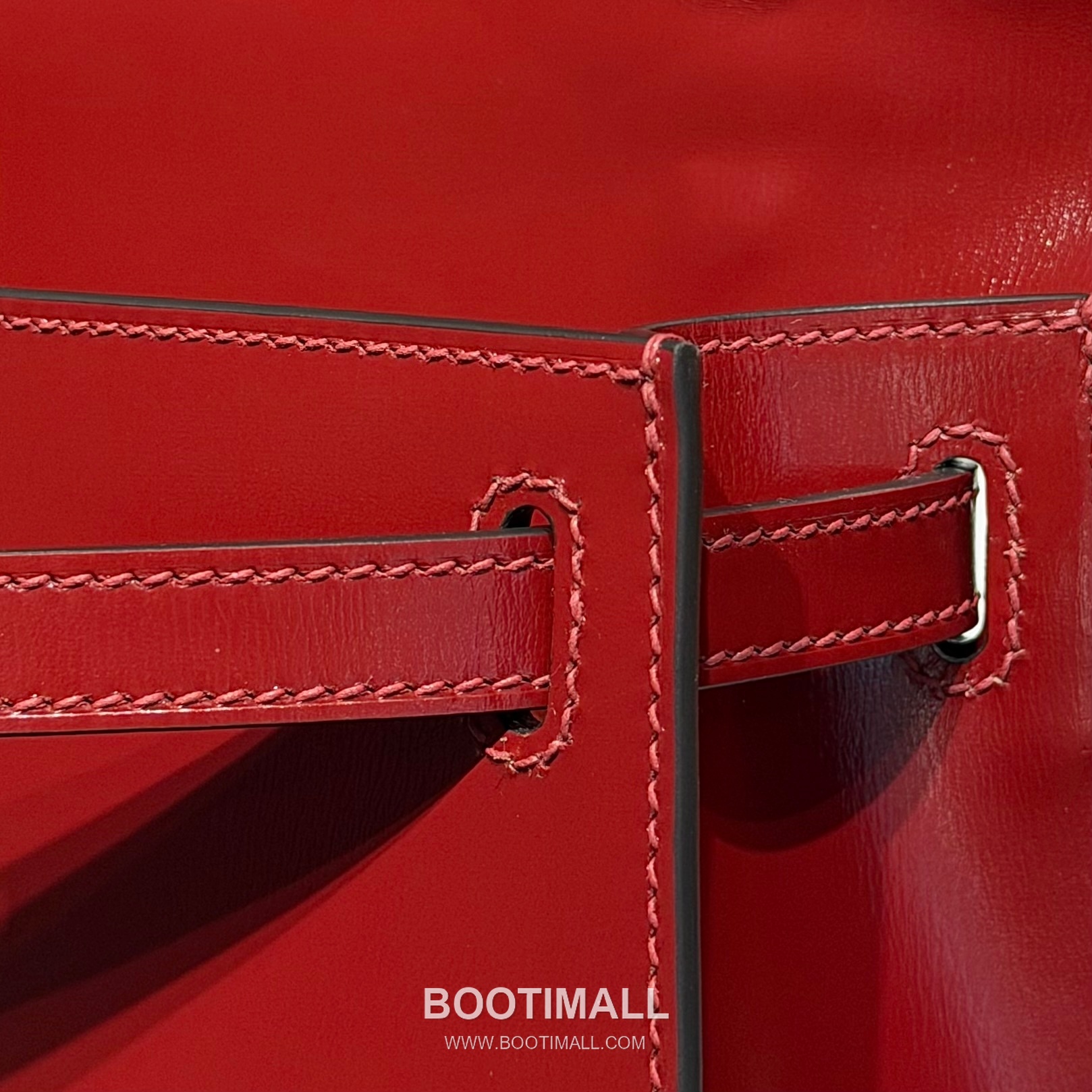 Hermes Mini Kelly 22 Box Calf Red Top Handle Bag 에르메스 미니 켈리 22 박스 카프 레드 탑핸들백 22cm 11