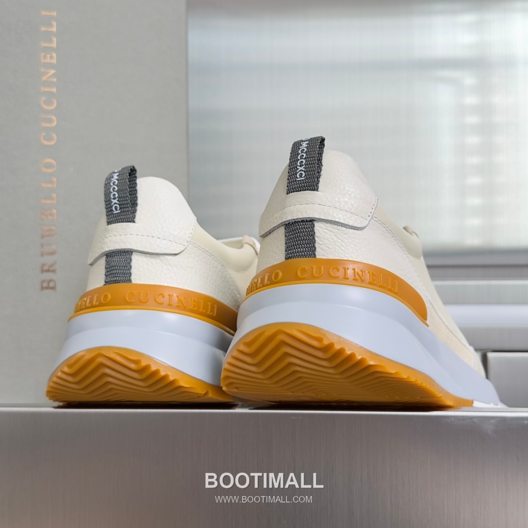 Brunello Cucinelli Cotton Knit Calfskin Platform Lambskin Rubber Black Sneakers 브루넬로 쿠치넬리 코튼 니트 카프스킨 플랫폼 램스킨 러버 블랙 스니커즈 8