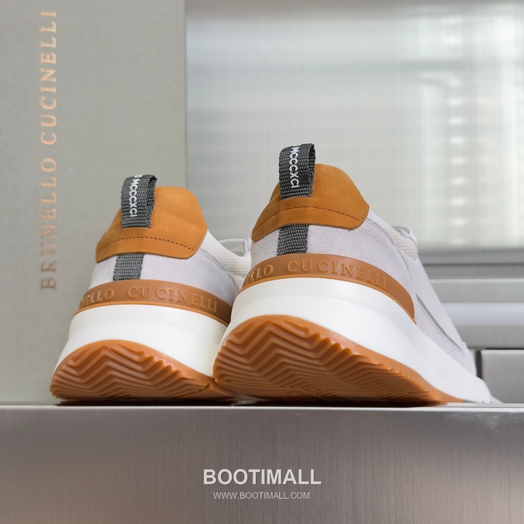 Brunello Cucinelli Cotton Knit Calfskin Platform Lambskin Rubber Black Sneakers 브루넬로 쿠치넬리 코튼 니트 카프스킨 플랫폼 램스킨 러버 블랙 스니커즈 8