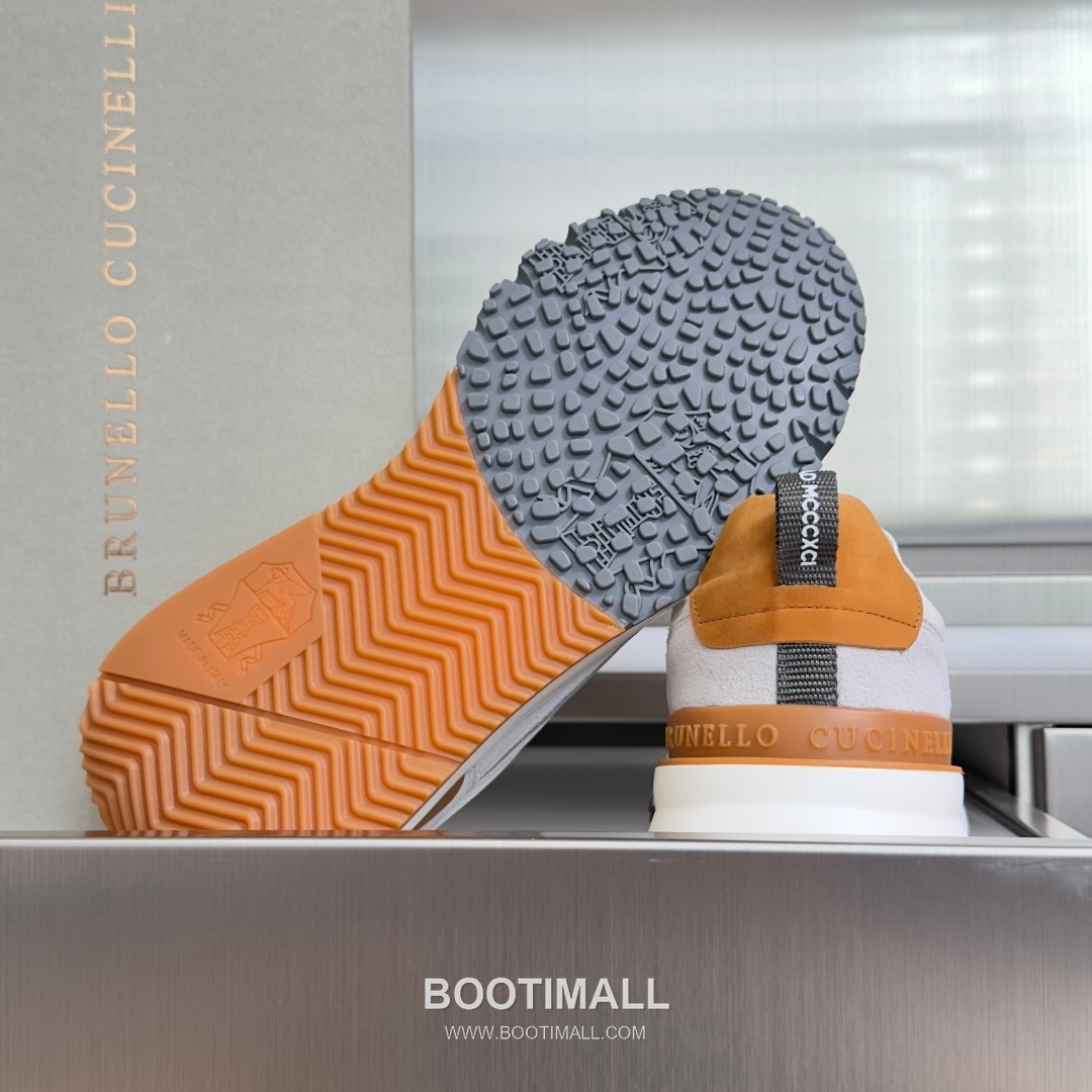 Brunello Cucinelli Cotton Knit Calfskin Platform Lambskin Rubber Black Sneakers 브루넬로 쿠치넬리 코튼 니트 카프스킨 플랫폼 램스킨 러버 블랙 스니커즈 9