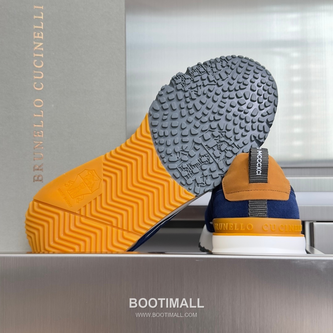 Brunello Cucinelli Cotton Knit Calfskin Platform Lambskin Rubber Black Sneakers 브루넬로 쿠치넬리 코튼 니트 카프스킨 플랫폼 램스킨 러버 블랙 스니커즈 9