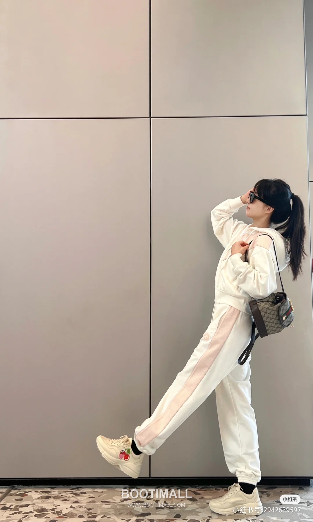 Gucci Ophidia GG Supreme Mini GG Canvas Beige Backpack 구찌 오피디아 GG 수프림 미니 캔버스 베이지 백팩 20.5cm 4