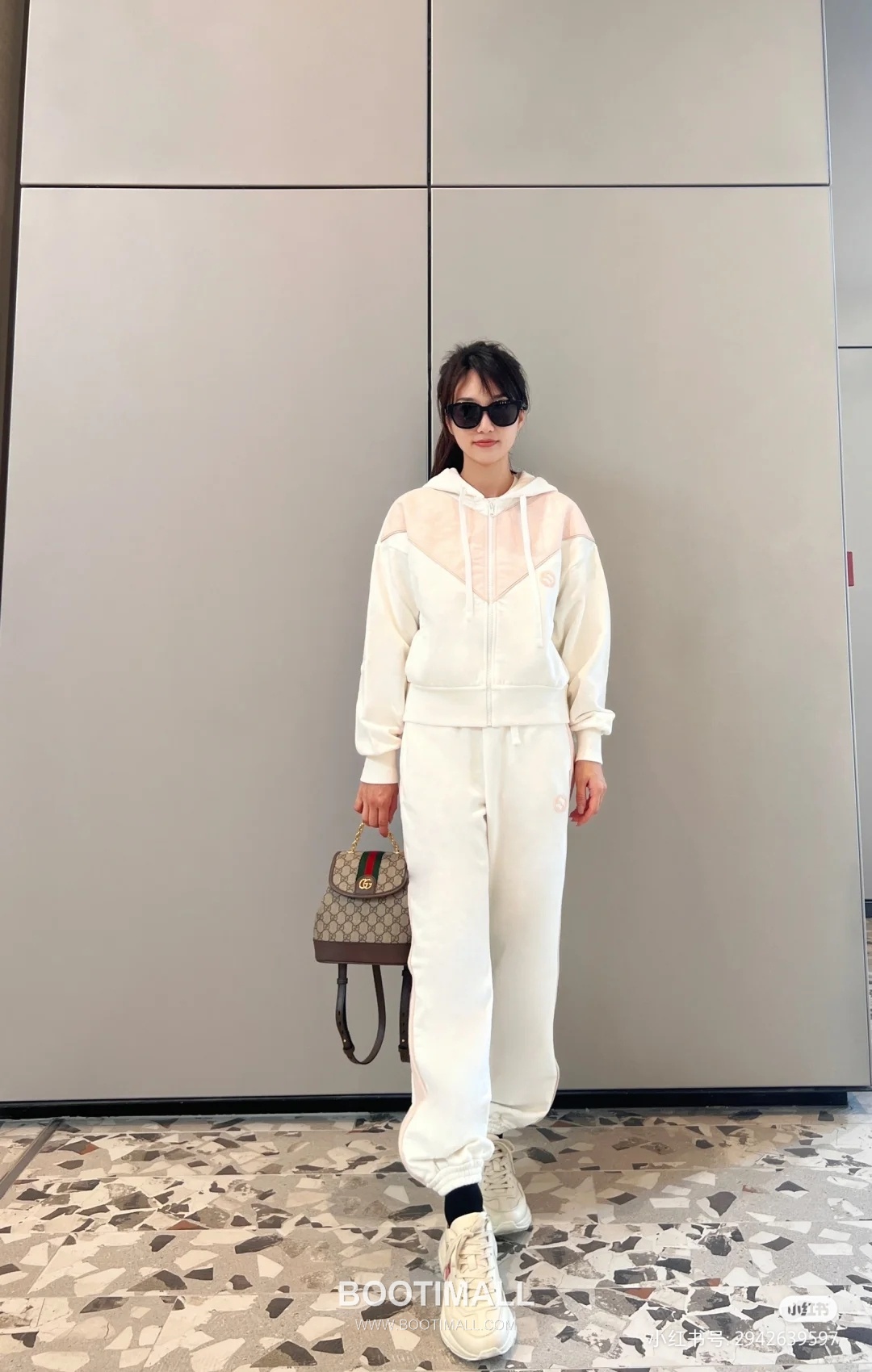 Gucci Ophidia GG Supreme Mini GG Canvas Beige Backpack 구찌 오피디아 GG 수프림 미니 캔버스 베이지 백팩 20.5cm 5