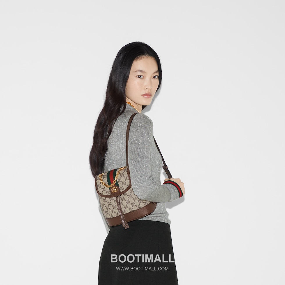 Gucci Ophidia GG Supreme Mini GG Canvas Beige Backpack 구찌 오피디아 GG 수프림 미니 캔버스 베이지 백팩 20.5cm 8