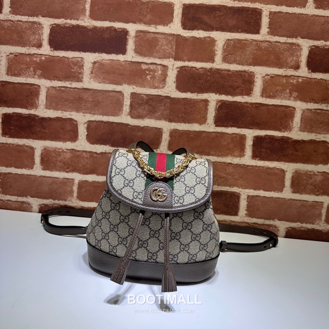Gucci Ophidia GG Supreme Mini GG Canvas Beige Backpack 구찌 오피디아 GG 수프림 미니 캔버스 베이지 백팩 20.5cm 10