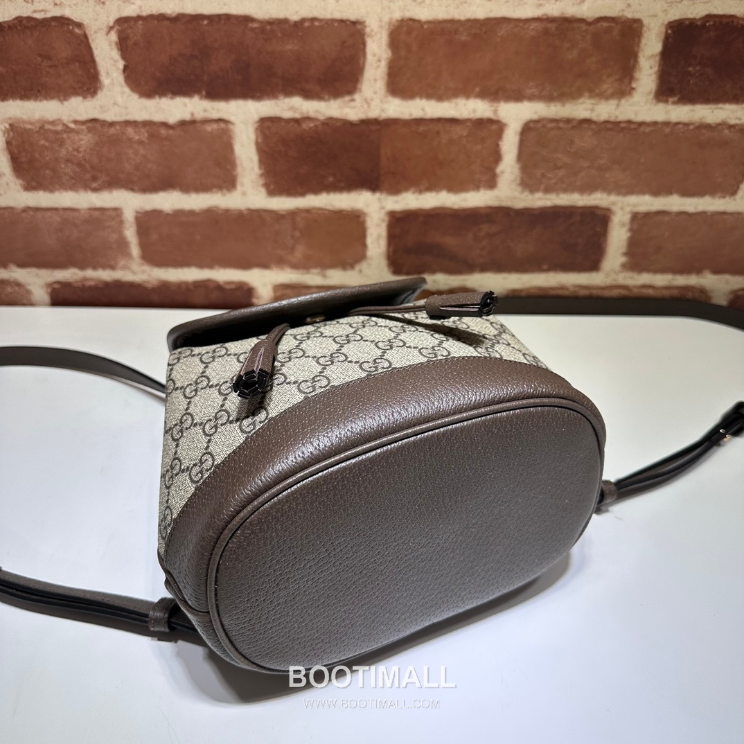 Gucci Ophidia GG Supreme Mini GG Canvas Beige Backpack 구찌 오피디아 GG 수프림 미니 캔버스 베이지 백팩 20.5cm 13