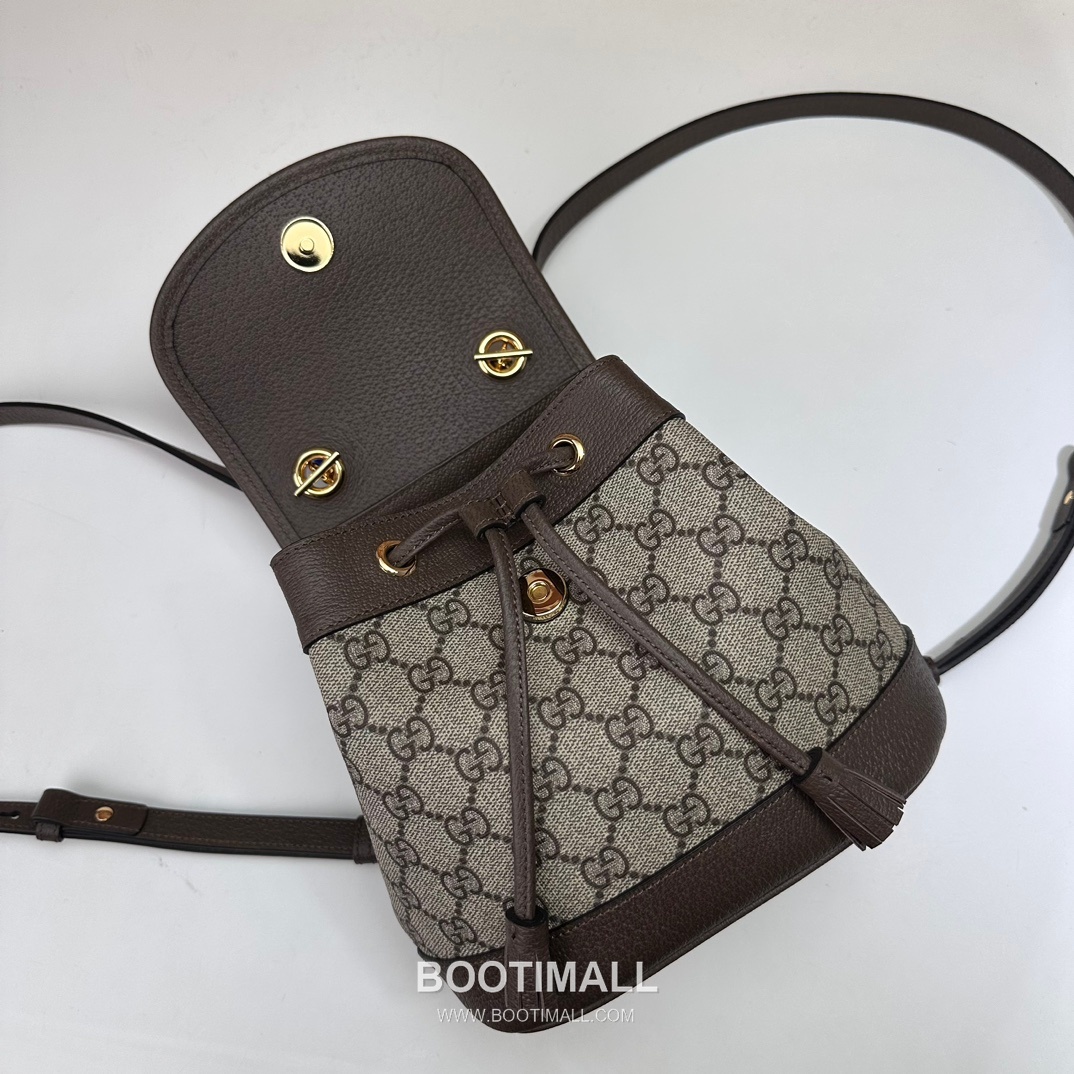 Gucci Ophidia GG Supreme Mini GG Canvas Beige Backpack 구찌 오피디아 GG 수프림 미니 캔버스 베이지 백팩 20.5cm 17