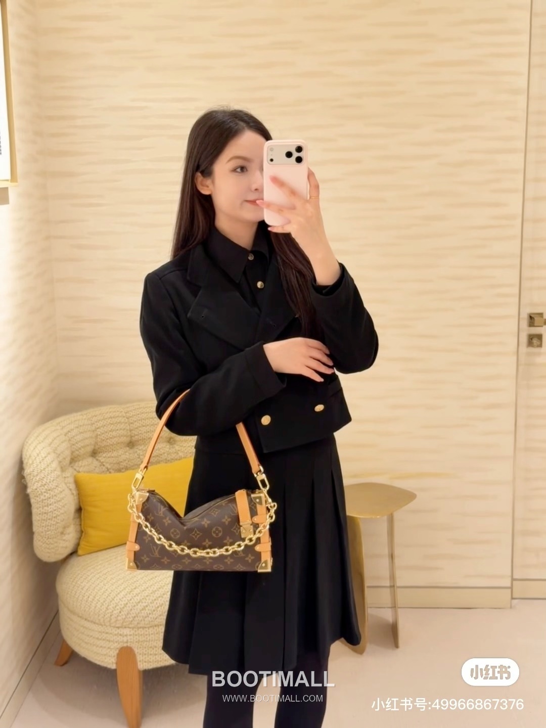 Louis Vuitton Side Trunk East West Monogram Canvas Brown Handbag 루이비통 사이드 트렁크 이스트 웨스트 모노그램 M28385 캔버스 브라운 핸드백 28cm 8