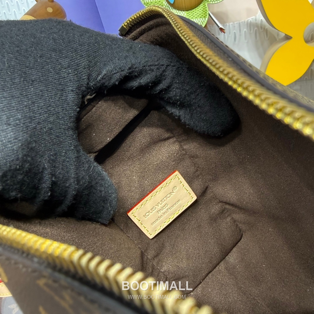 Louis Vuitton Side Trunk East West Monogram Canvas Brown Handbag 루이비통 사이드 트렁크 이스트 웨스트 모노그램 M28385 캔버스 브라운 핸드백 28cm 18