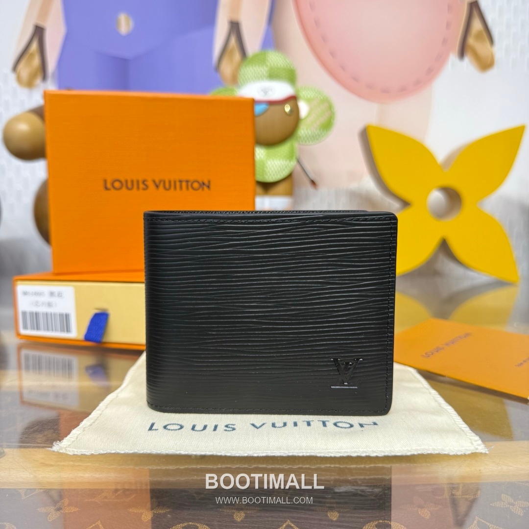 Louis Vuitton Multiple Damier Graphite Coated Canvas Black Wallet 루이비통 멀티플 다미에 그라파이트 코팅 캔버스 블랙 지갑 11.5cm 1