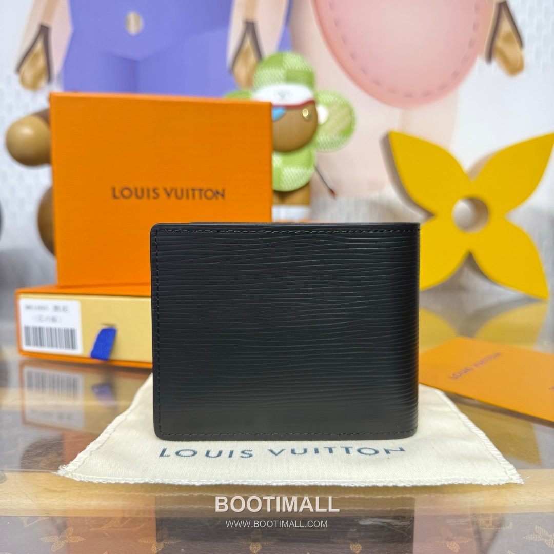 Louis Vuitton Multiple Damier Graphite Coated Canvas Black Wallet 루이비통 멀티플 다미에 그라파이트 코팅 캔버스 블랙 지갑 11.5cm 2