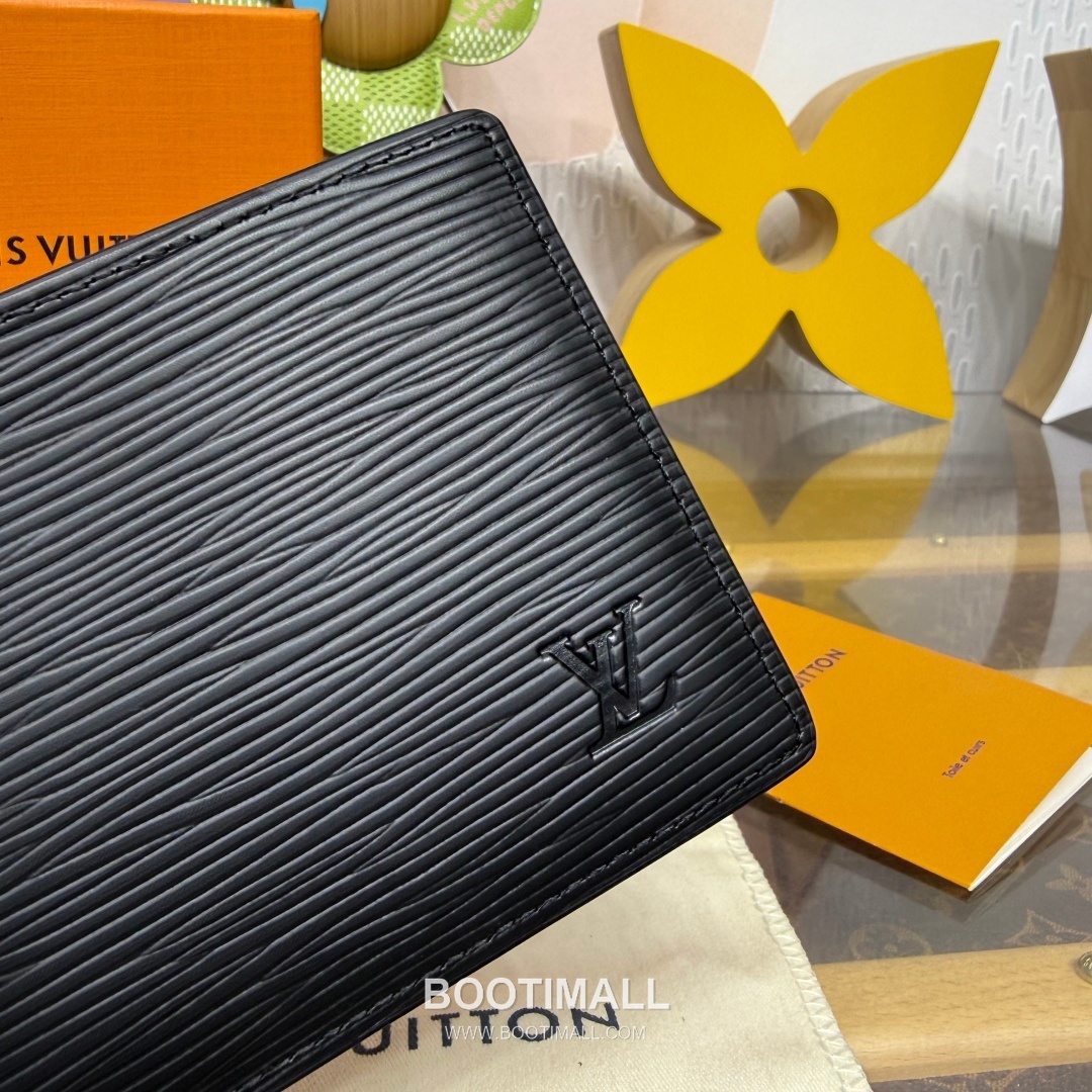 Louis Vuitton Multiple Damier Graphite Coated Canvas Black Wallet 루이비통 멀티플 다미에 그라파이트 코팅 캔버스 블랙 지갑 11.5cm 4