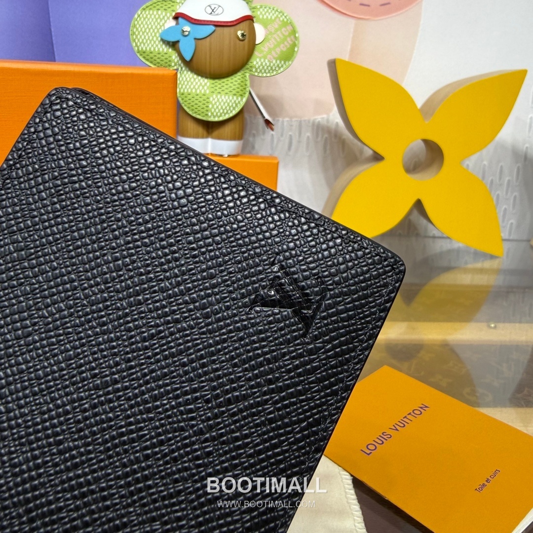 Louis Vuitton Multiple Damier Graphite Coated Canvas Black Wallet 루이비통 멀티플 다미에 그라파이트 코팅 캔버스 블랙 지갑 11.5cm 5