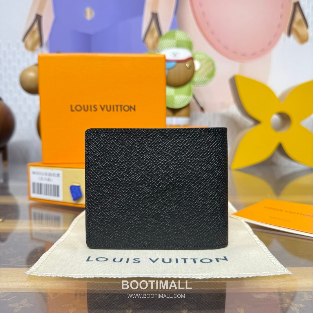 Louis Vuitton Multiple Damier Graphite Coated Canvas Black Bifold Wallet 루이비통 멀티플 다미에 그라파이트 M64002 코팅 캔버스 블랙 반지갑 11.5cm 2