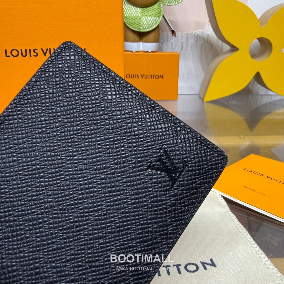 Louis Vuitton Multiple Damier Graphite Coated Canvas Black Bifold Wallet 루이비통 멀티플 다미에 그라파이트 M64002 코팅 캔버스 블랙 반지갑 11.5cm 5