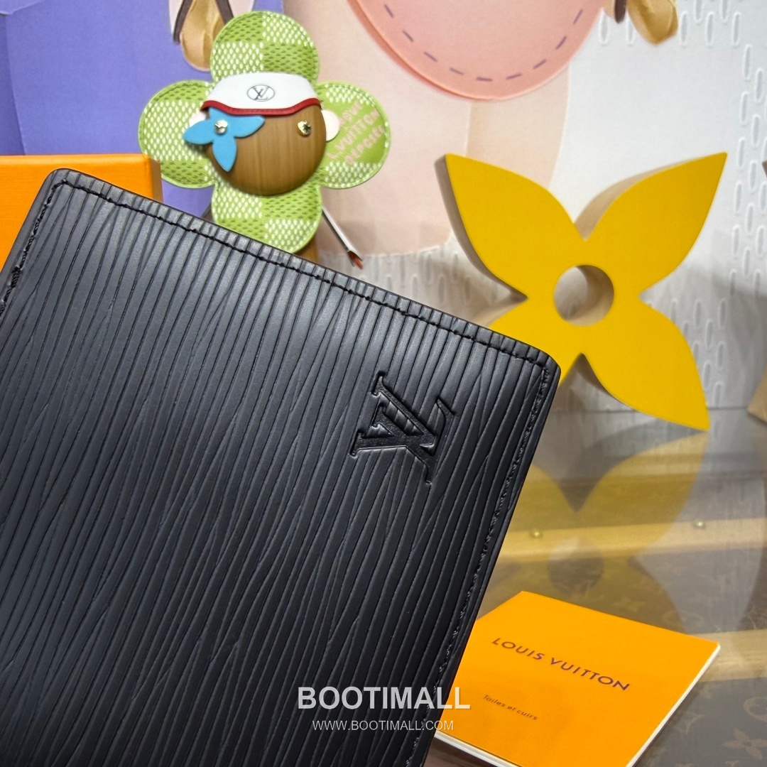 Louis Vuitton Multiple Damier Graphite Coated Canvas Black Bifold Wallet 루이비통 멀티플 다미에 그라파이트 M64002 코팅 캔버스 블랙 반지갑 11.5cm 5