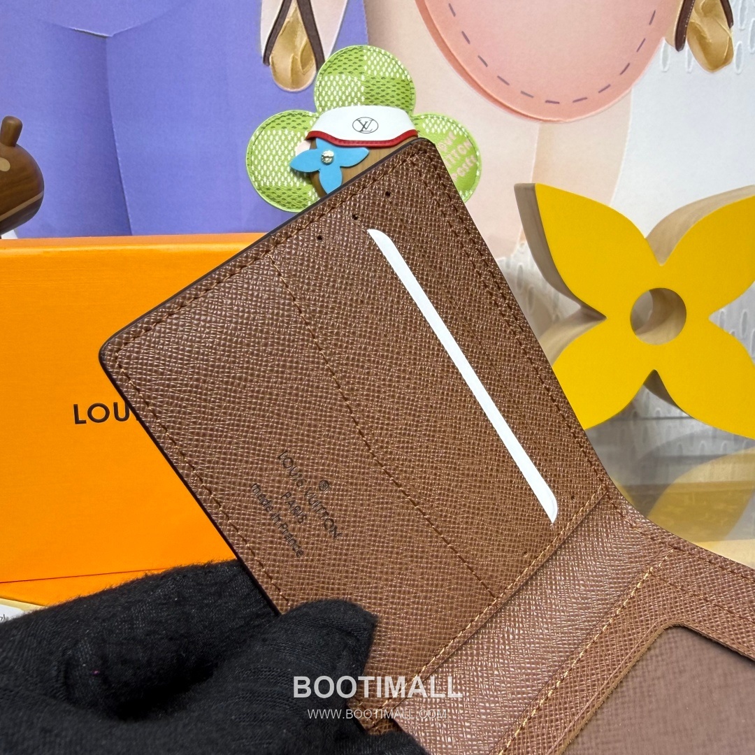 Louis Vuitton Damier Graphite Multiple Coated Canvas Black Bifold Wallet 루이비통 다미에 그라파이트 멀티플 M64002 코팅 캔버스 블랙 반지갑 11.5cm 6