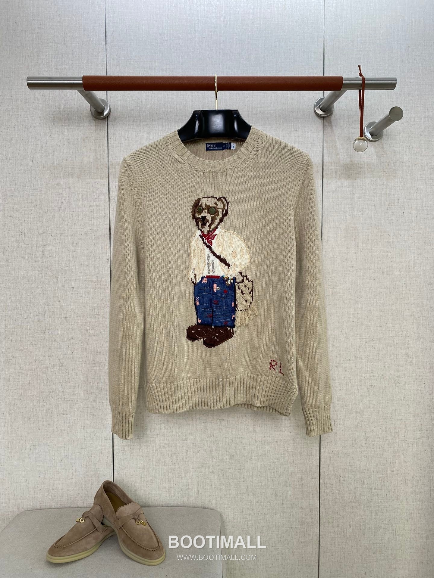 Ralph Lauren Polo Bear Crewneck Cotton White Sweater 랄프로렌 베어 폴로 크루넥 코튼 화이트 스웨터 1
