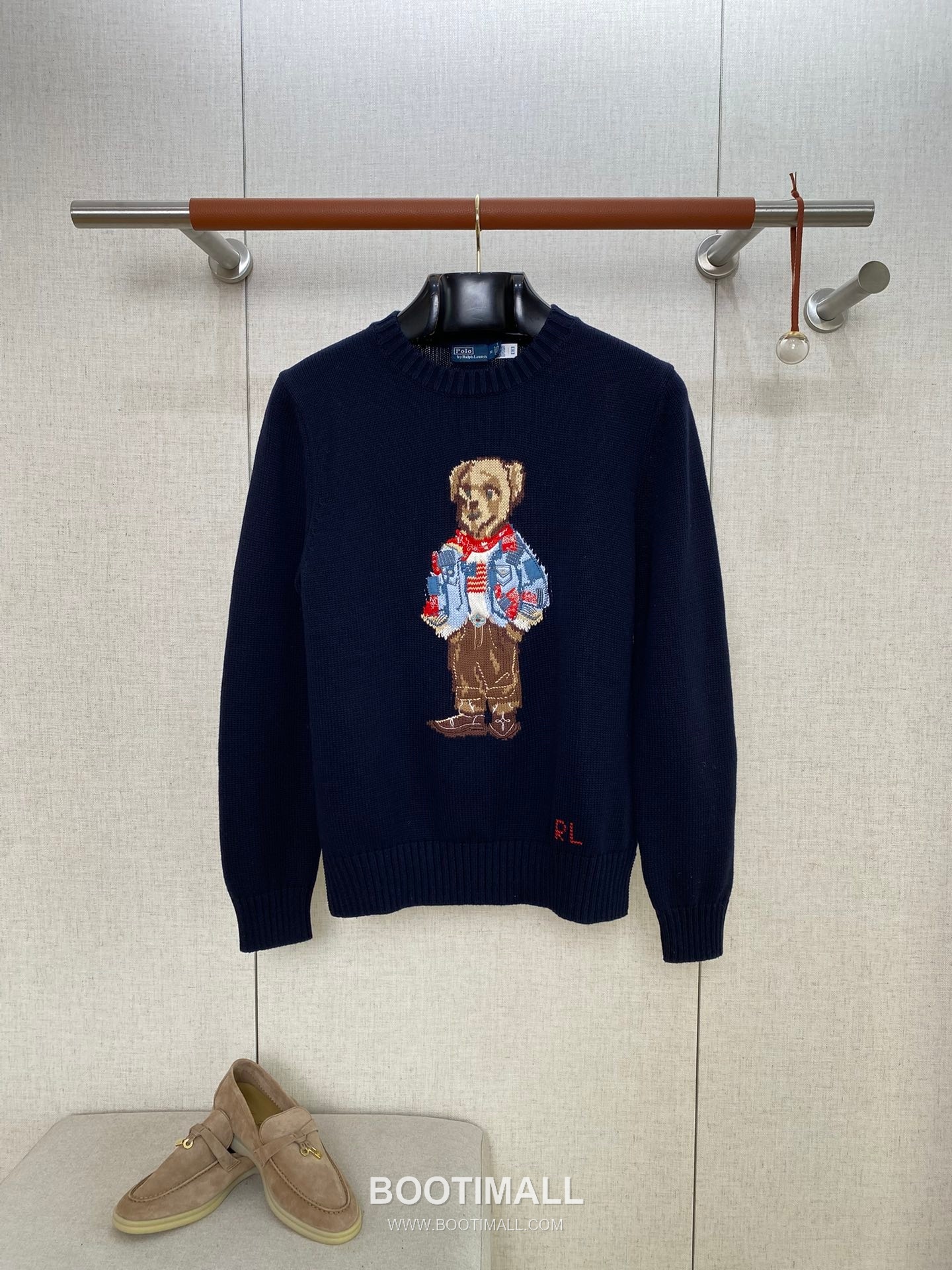 Ralph Lauren Polo Bear Crewneck Cotton White Sweater 랄프로렌 베어 폴로 크루넥 코튼 화이트 스웨터 2