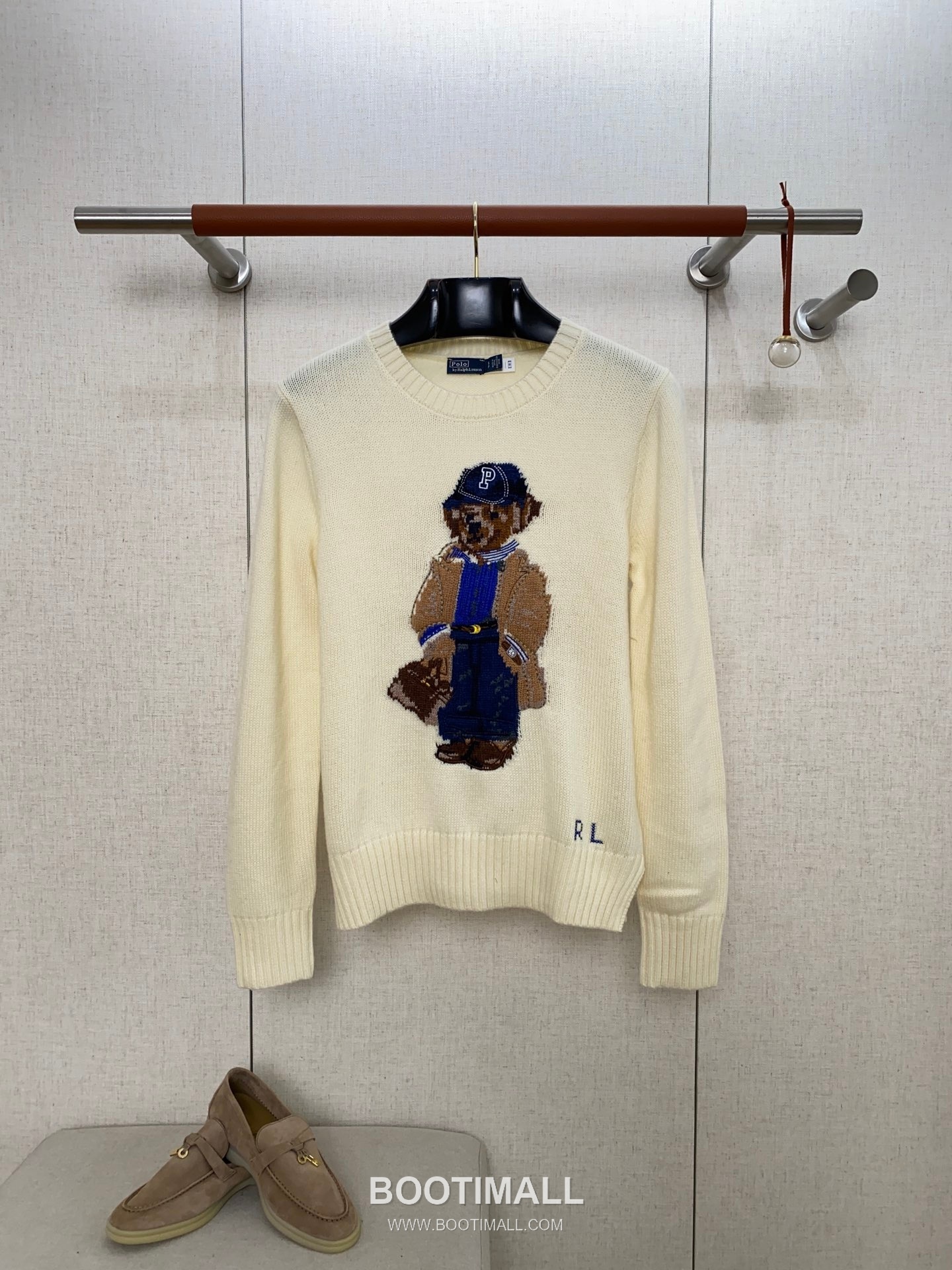 Ralph Lauren Polo Bear Crewneck Cotton White Sweater 랄프로렌 베어 폴로 크루넥 코튼 화이트 스웨터 5