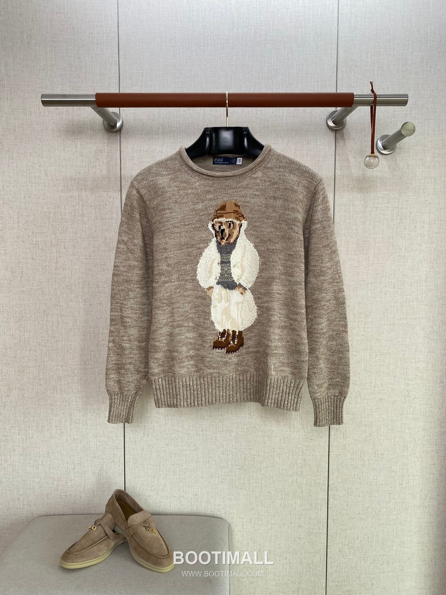 Ralph Lauren Polo Bear Crewneck Sweater Wool Cashmere Blend White Knitwear 랄프로렌 베어 폴로 크루넥 스웨터 8839088 울 캐시미어 혼방 화이트 니트 3