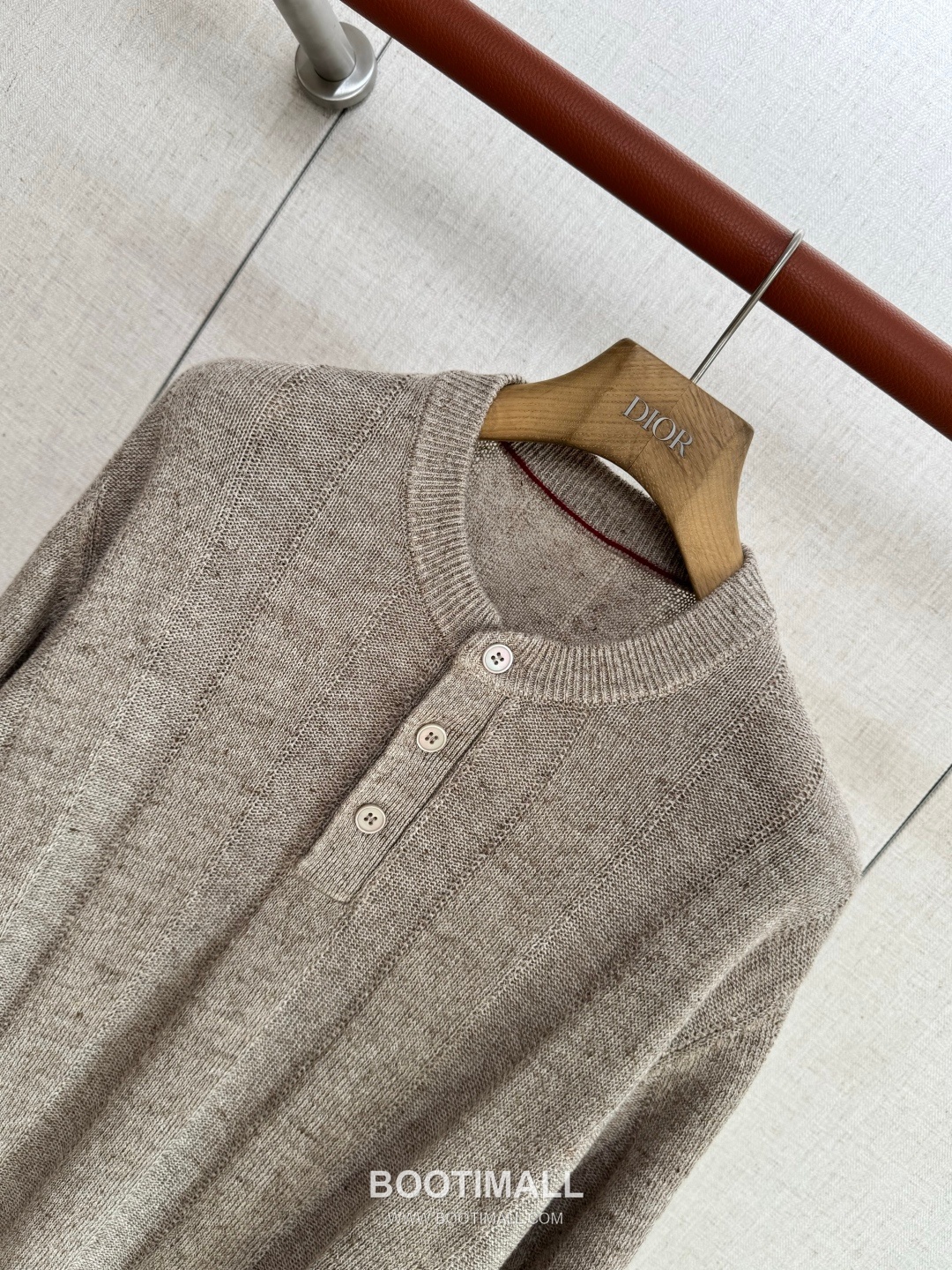 Brunello Cucinelli Linen-Cotton Knit Linen Cotton Beige Short Sleeve 브루넬로 쿠치넬리 리넨 코튼 니트 베이지 반팔 3