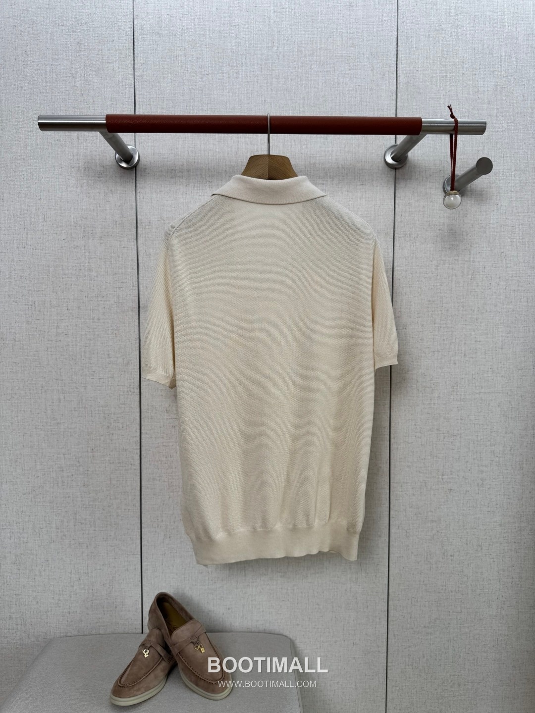 Ralph Lauren Silk Seagull-Collar Polo Mulberry Cotton Blend White Shirt 랄프로렌 베어 실크 시걸 칼라 폴로 뽕나무 코튼 블렌드 화이트 셔츠 2