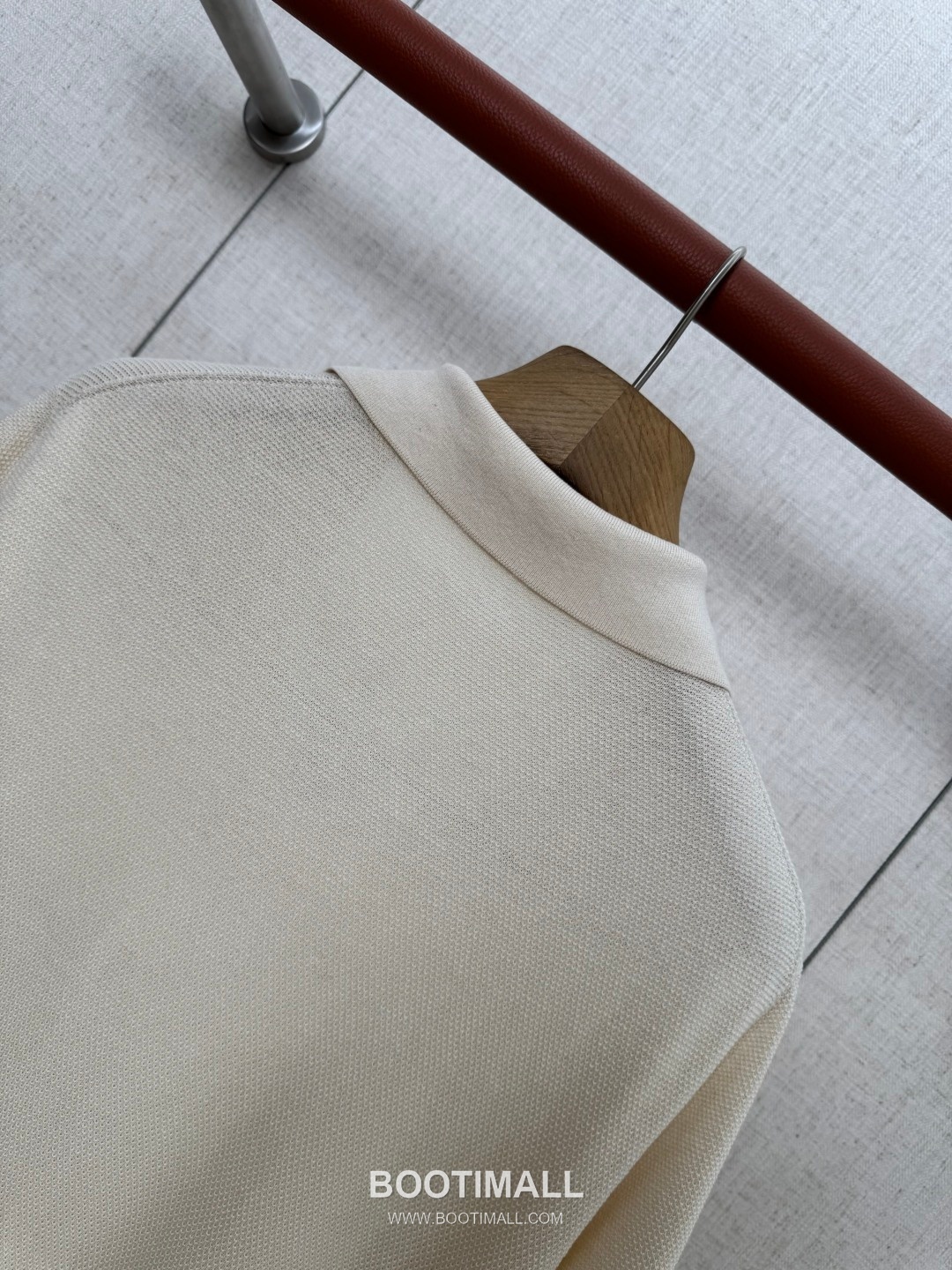 Ralph Lauren Silk Seagull-Collar Polo Mulberry Cotton Blend White Shirt 랄프로렌 베어 실크 시걸 칼라 폴로 뽕나무 코튼 블렌드 화이트 셔츠 5