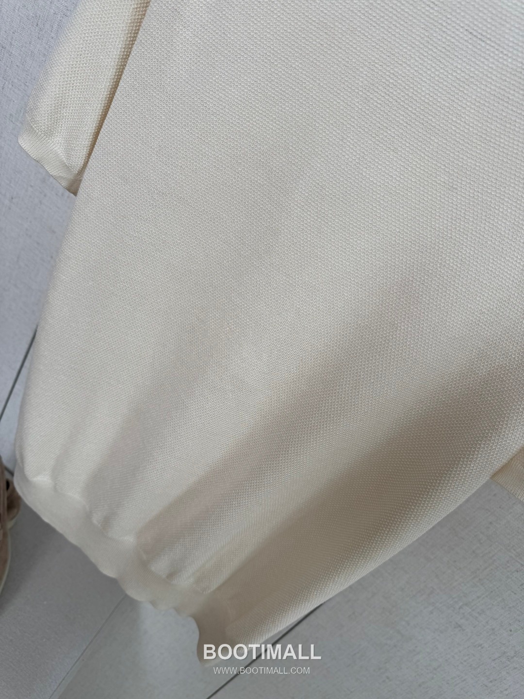 Ralph Lauren Silk Seagull-Collar Polo Mulberry Cotton Blend White Shirt 랄프로렌 베어 실크 시걸 칼라 폴로 뽕나무 코튼 블렌드 화이트 셔츠 6