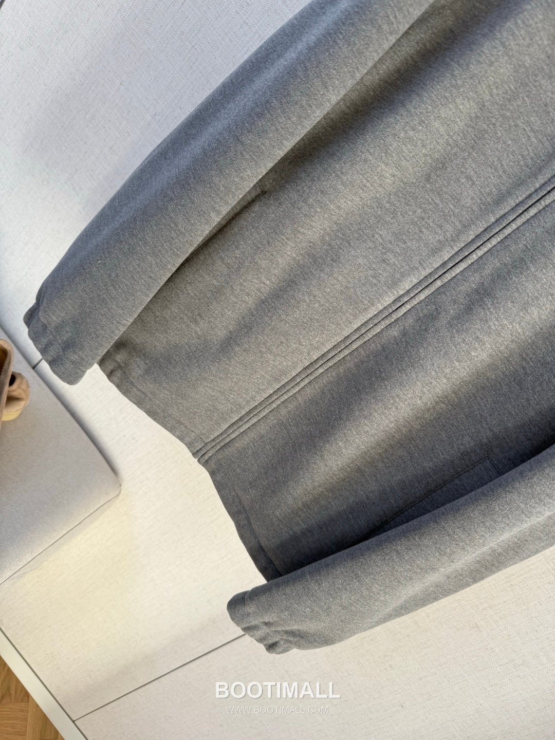 Loro Piana Cashmere Stand-Collar Outerwear Acetate Blend Gray Jacket 로로피아나 캐시미어 스탠드칼라 아우터 아세테이트 블렌드 그레이 재킷 4