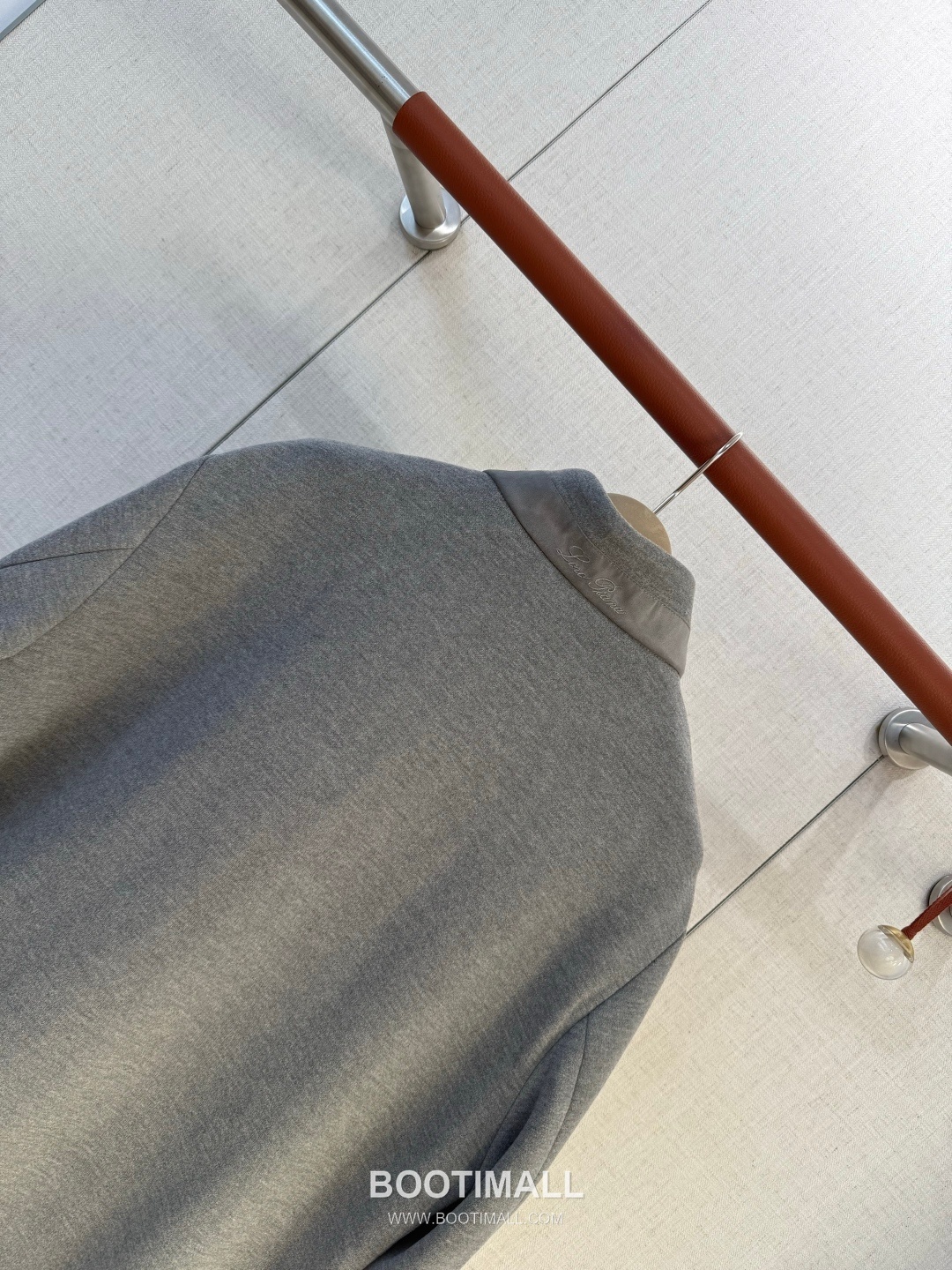 Loro Piana Cashmere Stand-Collar Outerwear Acetate Blend Gray Jacket 로로피아나 캐시미어 스탠드칼라 아우터 아세테이트 블렌드 그레이 재킷 5