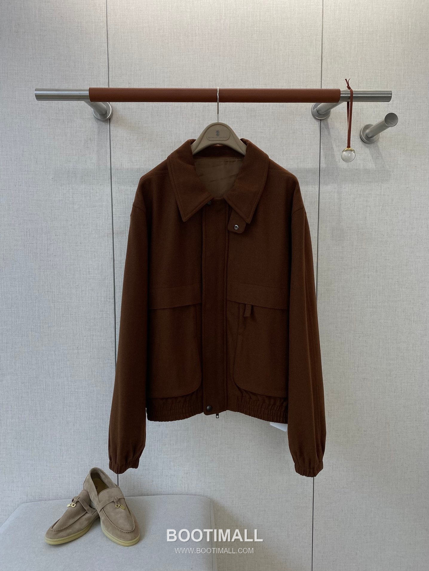 Lemard Wool Collar Jacket Blend Brown 레마드 울 칼라 재킷 혼방 브라운 1