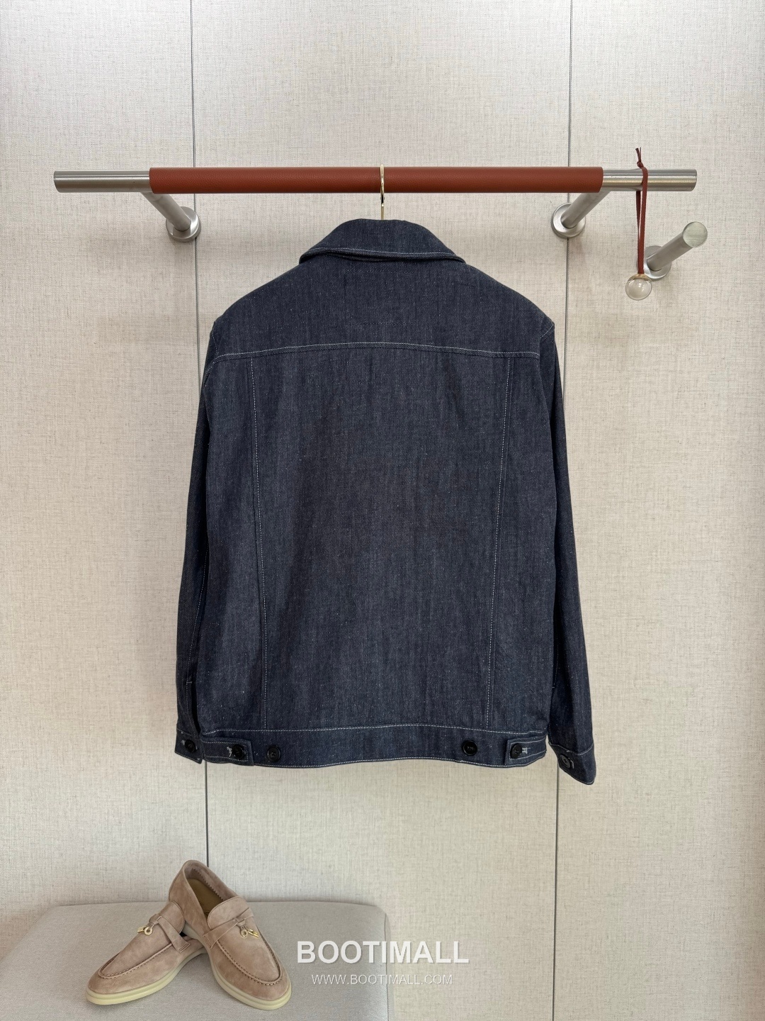 Loro Piana Cashmere-Blend Denim Set Cotton Cashmere Blend Blue Jacket 로로피아나 캐시미어 블렌드 데님 세트 코튼 블루 자켓 2