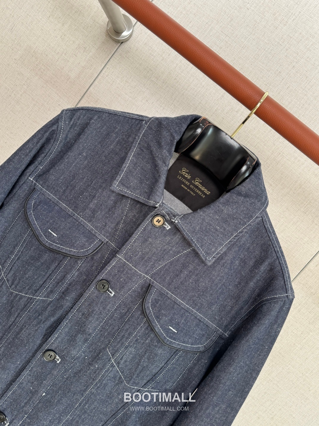 Loro Piana Cashmere-Blend Denim Set Cotton Cashmere Blend Blue Jacket 로로피아나 캐시미어 블렌드 데님 세트 코튼 블루 자켓 3