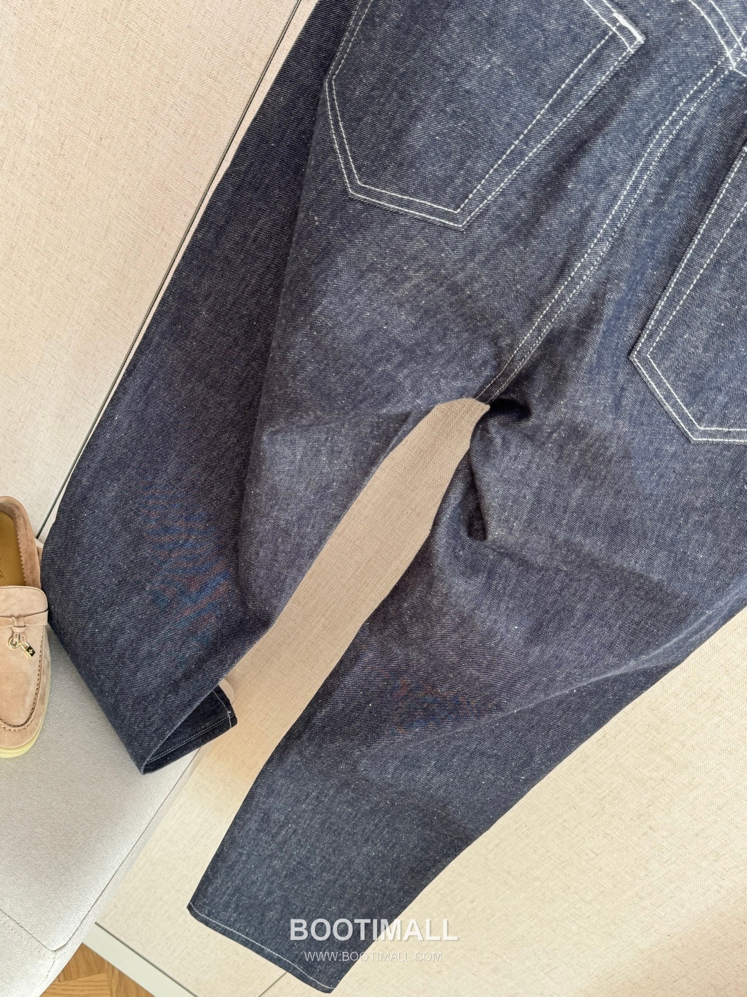 Loro Piana Cashmere-Blend Denim Set Cotton Cashmere Blend Blue Jacket 로로피아나 캐시미어 블렌드 데님 세트 코튼 블루 자켓 6