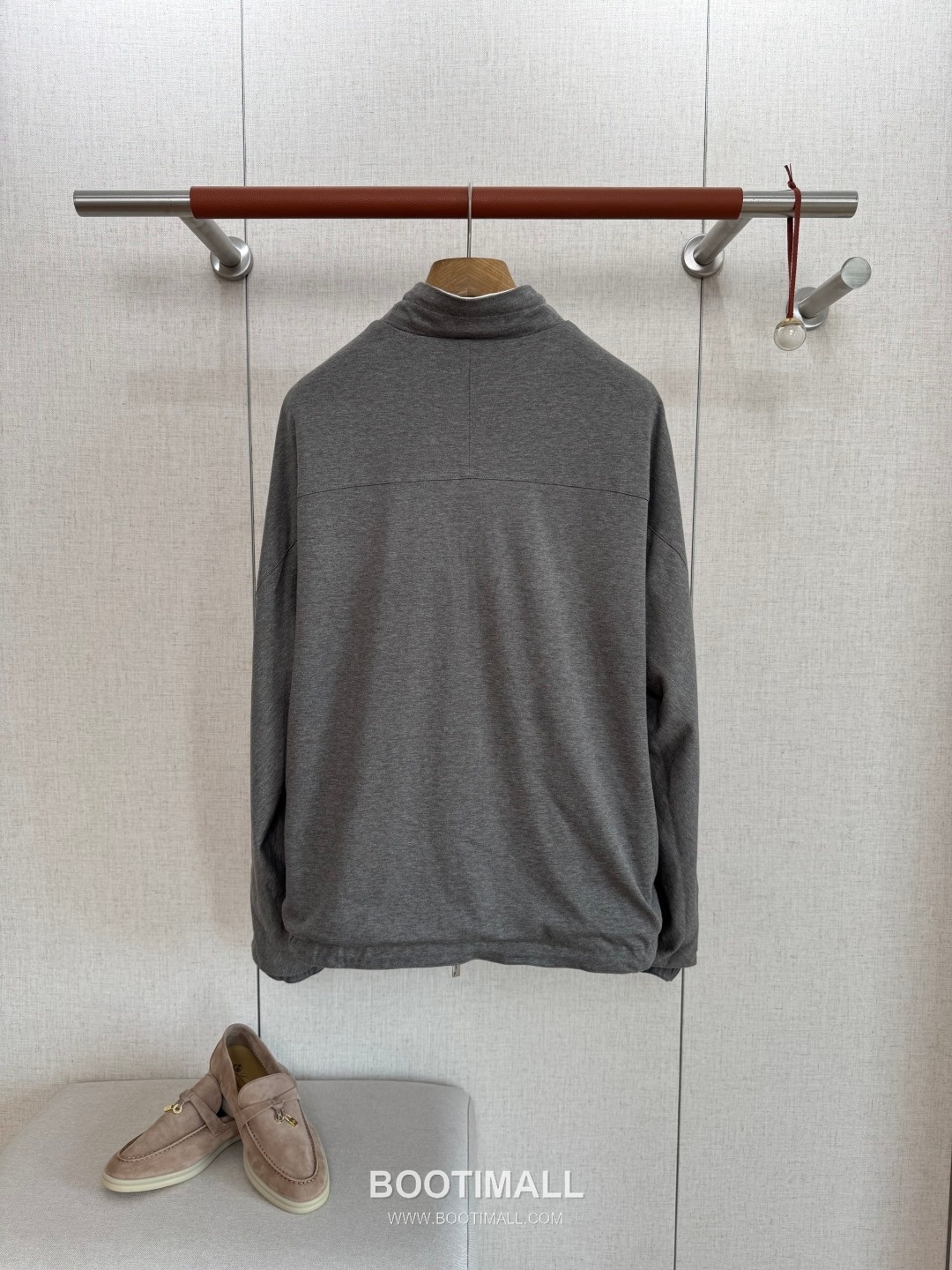 Zegna Brezza Reversible Waist-Cinched Microfiber Army Green Jacket 제냐 브레짜 리버서블 웨이스트 신치드 마이크로파이버 카키 재킷 4