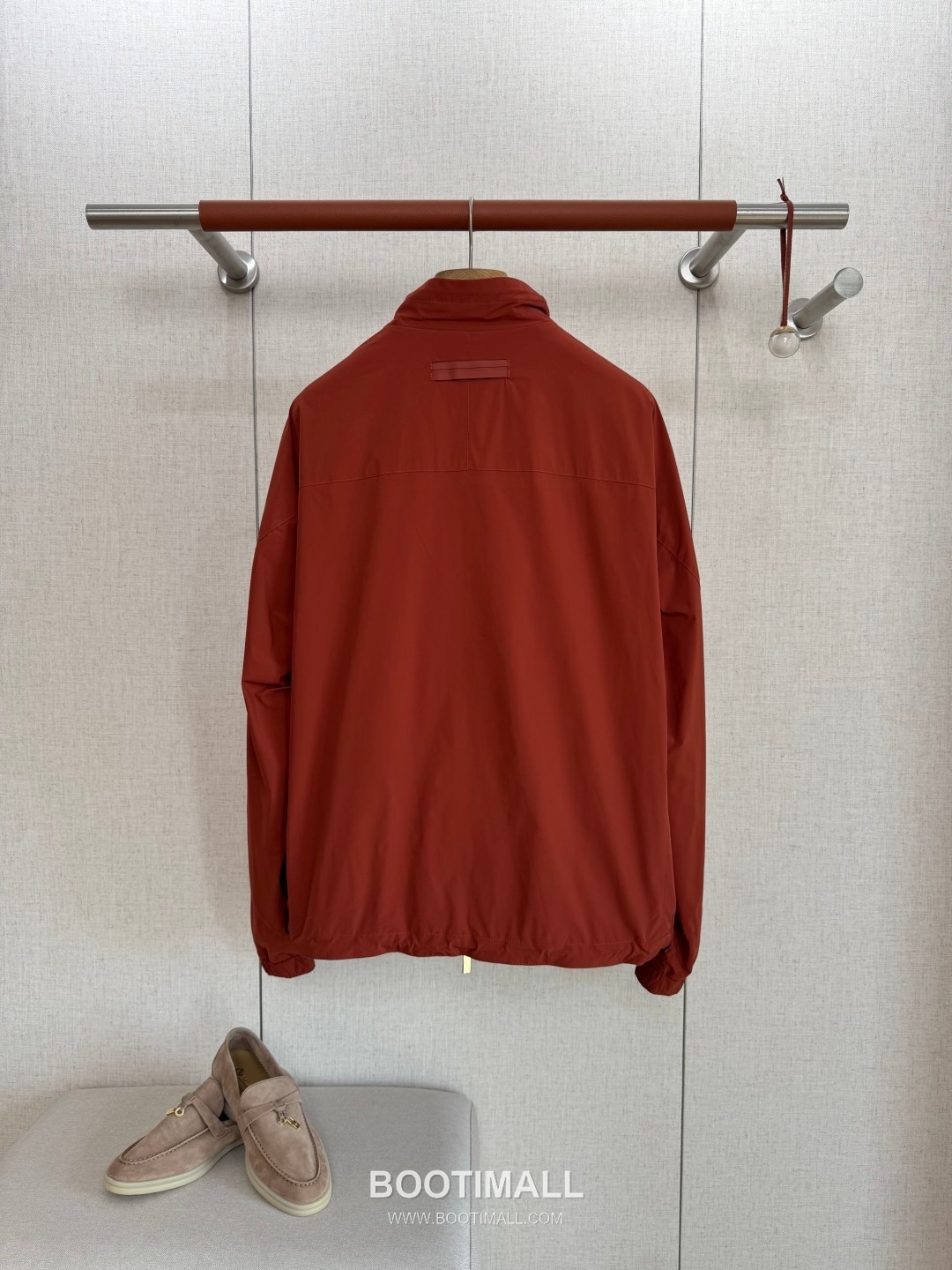 Zegna Brezza Reversible Waist-Cinched Microfiber Army Green Jacket 제냐 브레짜 리버서블 웨이스트 신치드 마이크로파이버 카키 재킷 2