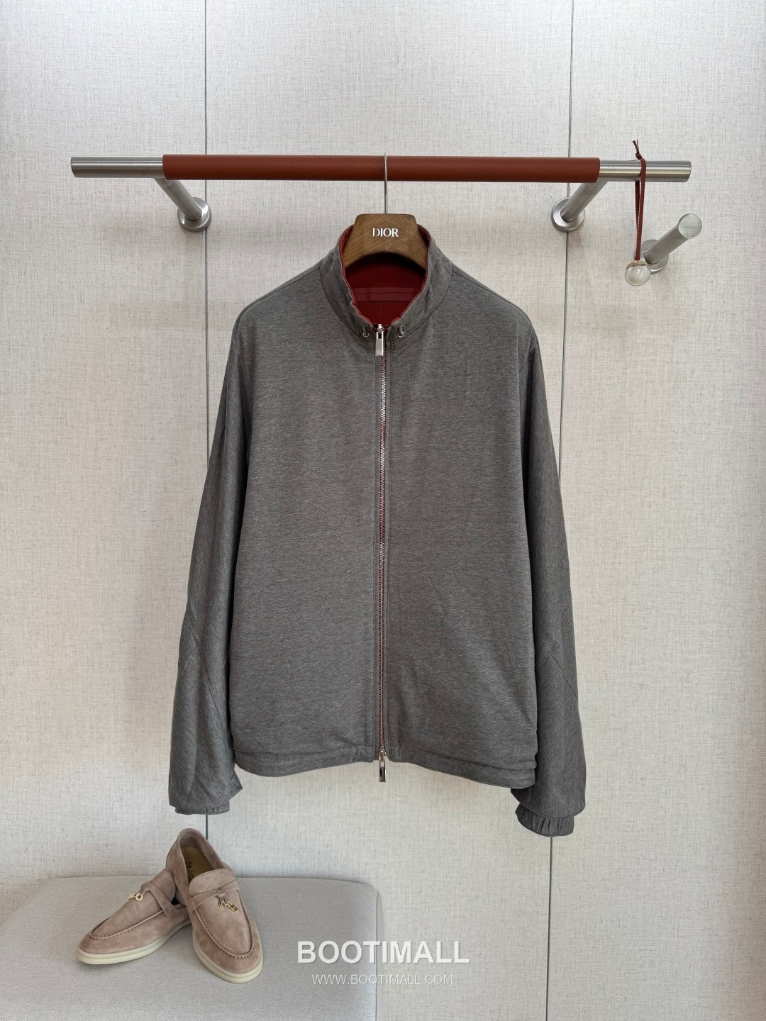 Zegna Brezza Reversible Waist-Cinched Microfiber Army Green Jacket 제냐 브레짜 리버서블 웨이스트 신치드 마이크로파이버 카키 재킷 3