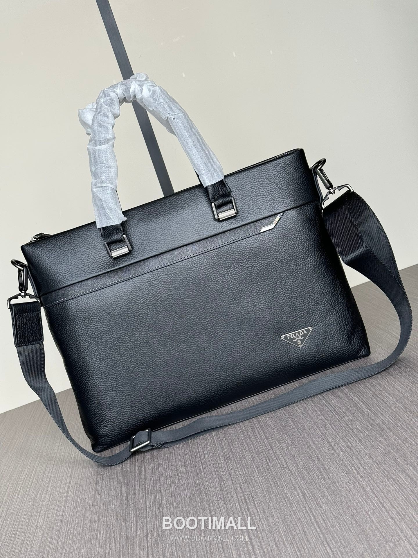 Prada 9902-1 Litchi-Grain Briefcase Italian Calfskin Black 프라다 9902-1 리치그레인 브리프케이스 이탈리아 카프스킨 블랙 39cm 3