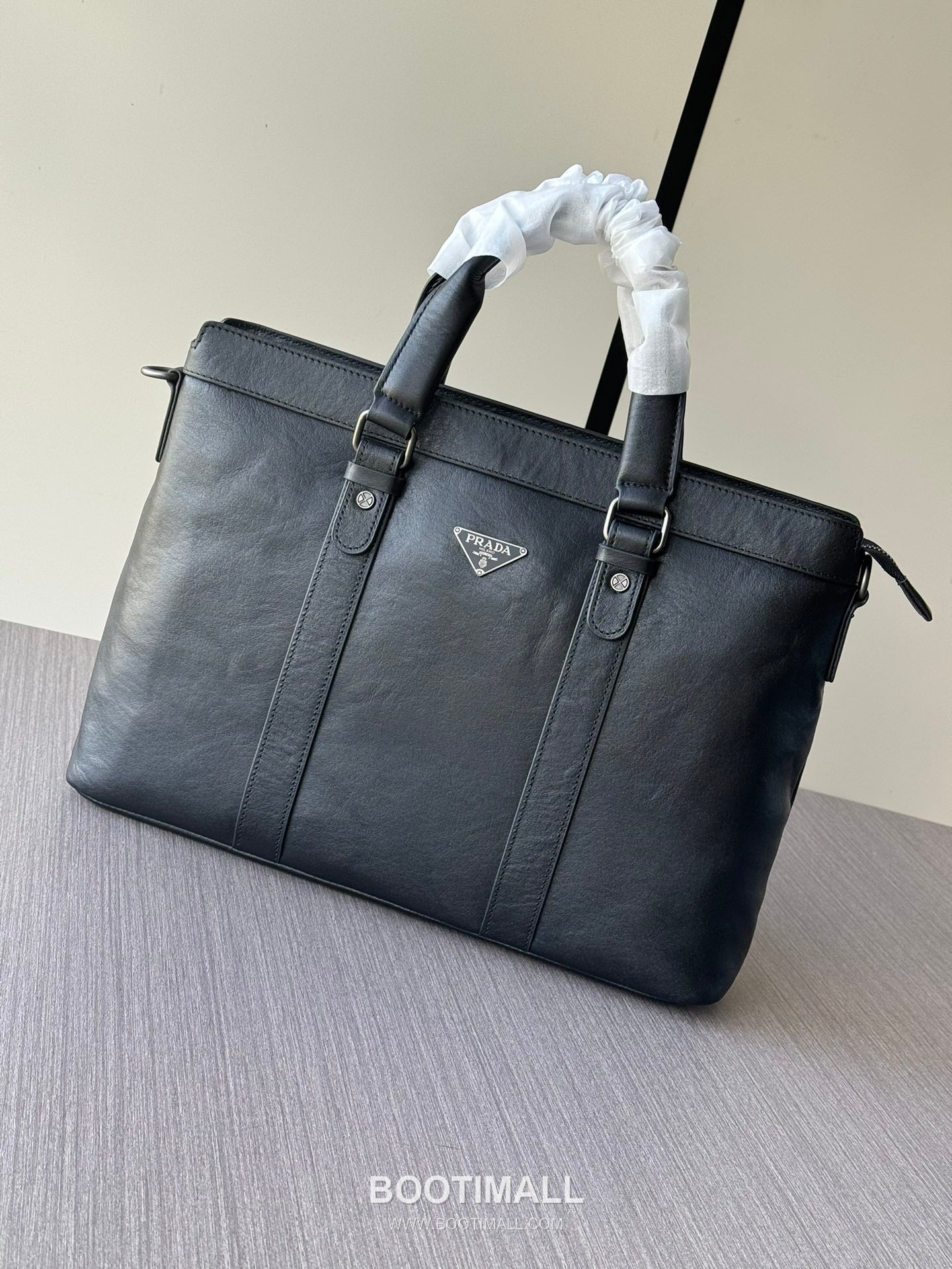 Prada 321A Calfskin Briefcase Grained Black 프라다 321A 카프스킨 브리프케이스 그레인드 블랙 39cm 2