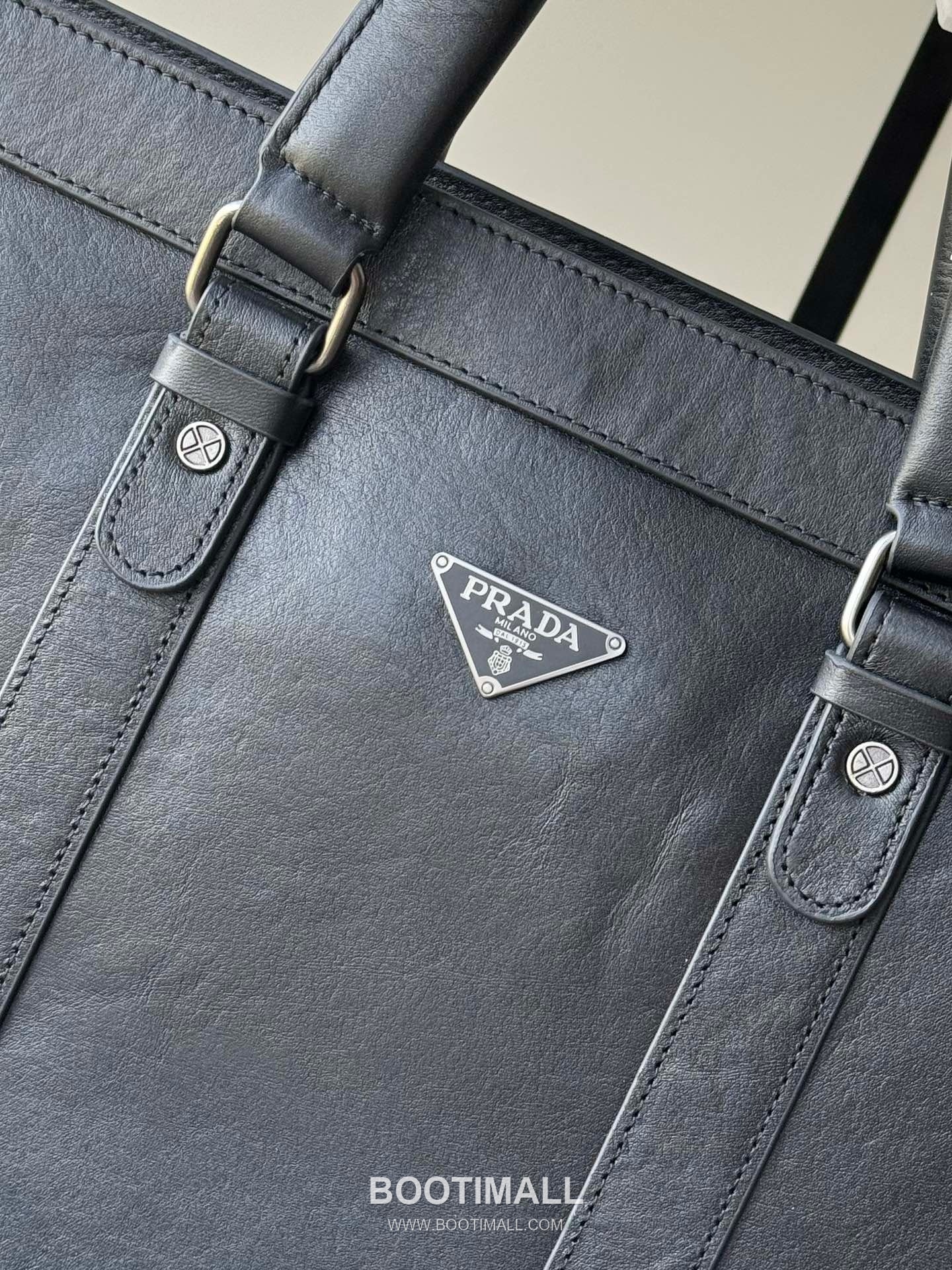 Prada 321A Calfskin Briefcase Grained Black 프라다 321A 카프스킨 브리프케이스 그레인드 블랙 39cm 4