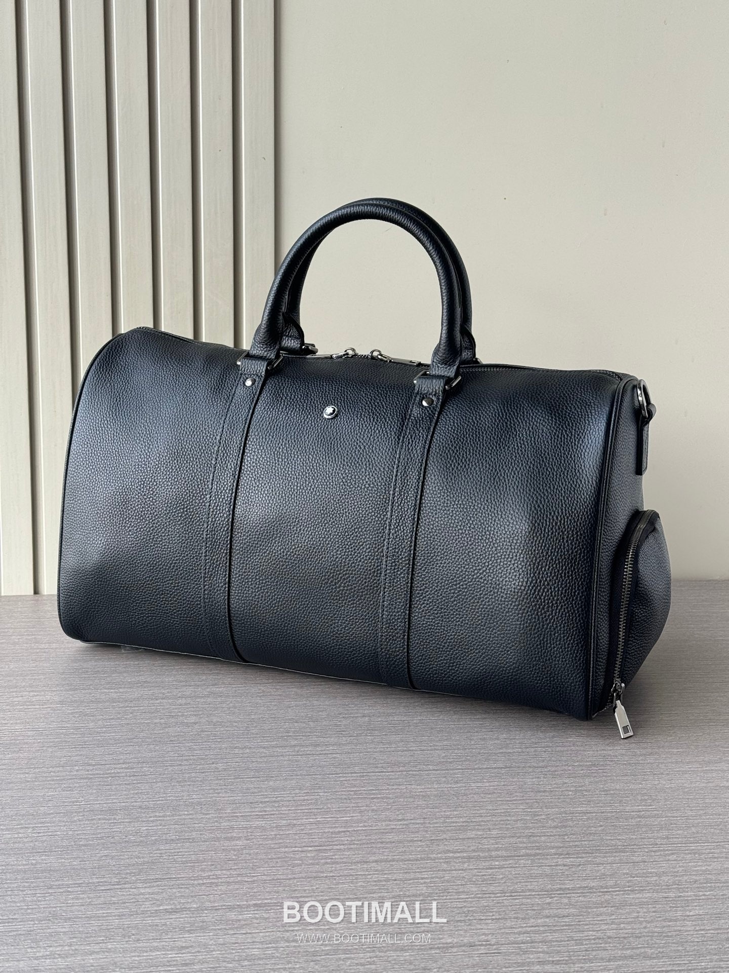 Montblanc 9997-3 Travel Bag Litchi-Grain Calfskin Black 몽블랑 9997-3 트래블백 리치 그레인 카프스킨 보스턴 블랙 47cm 1